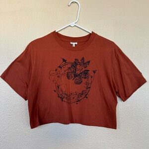 Self Esteem Rust Graphic Crop Top (Macy's)